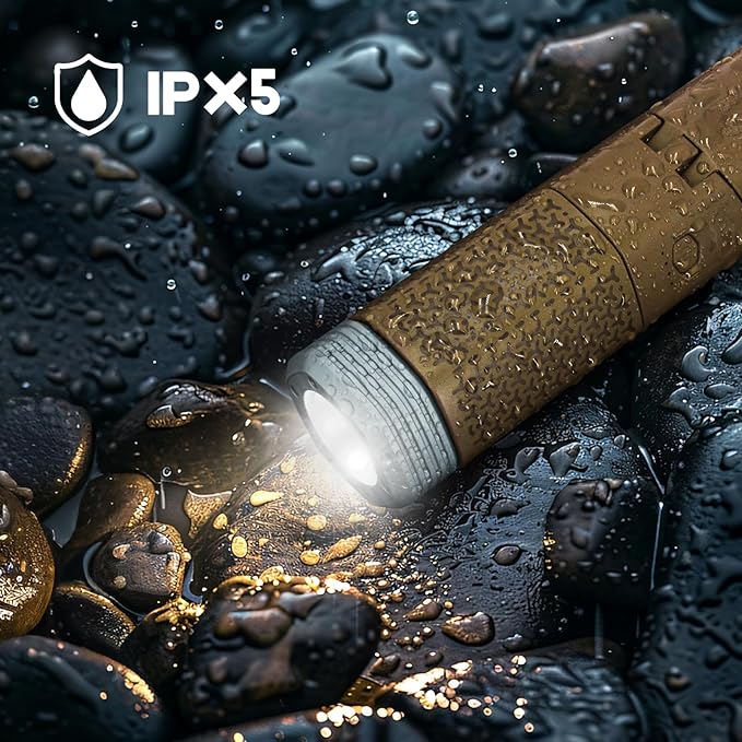 Telescopic Camping Lights,Portable Camping Lantern with Storage Bag,10500mAh Rechargeable Outdoor Adventure Emergency Light,Waterproof LED Work Lights with Magnetic (Khaki)