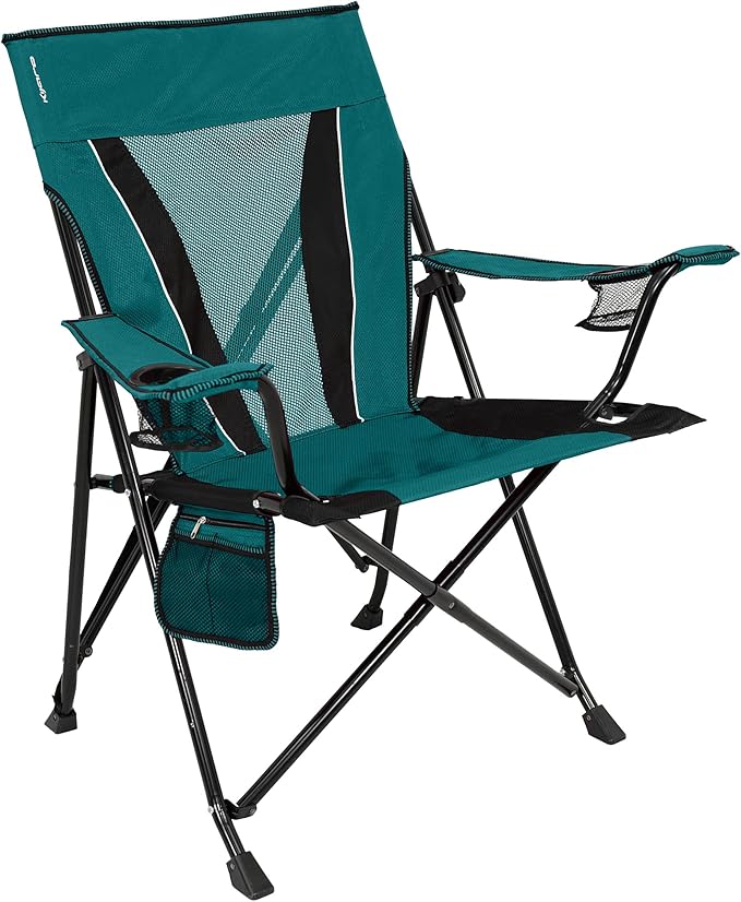 Kijaro XXL Dual Lock Portable Camping Chair - Supports Up to 400lbs - Enjoy The Outdoors in a Versatile Folding Sports & Outdoor Chair