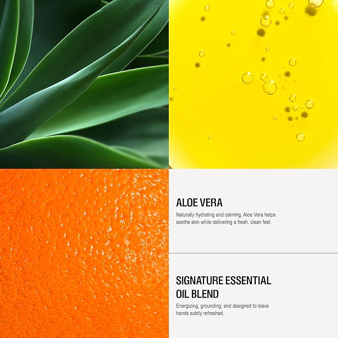 Grown Alchemist Invigorate Hand Wash. Sweet Orange, Cedarwood, Sage. Soothe, Soap to Cleanse & Nourish Skin, (500mL).