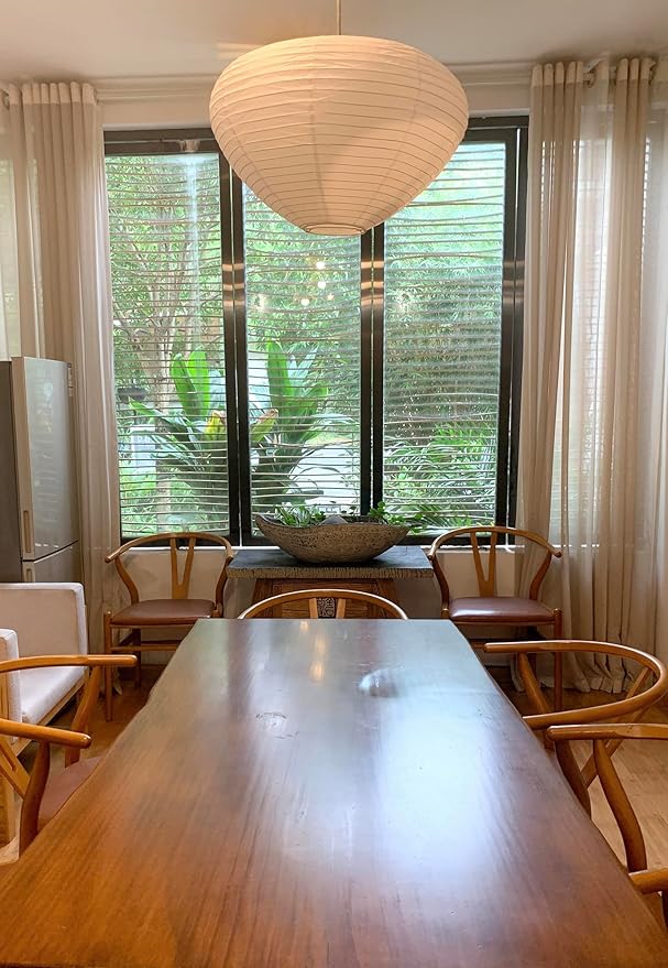 Mushroom Paper Lampshadeï¼?7inchï¼? White Folding Lampshade,Interior Trim Lampshade,Paper Ceiling Lamp Shade