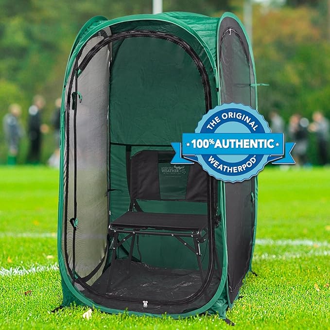 WeatherPod® The Original Shark Tank MyPod??Mesh 1-2 Person Pop-Up Screen Pod - Keeps Out Bugs, Mosquitos, and Harmful UV Rays - UPF 50 for Maximum Protection from The Sun