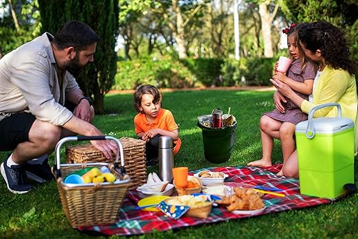 Ginsco 4 Gallons New Leakproof Car Trash Can, Large Trash Can Pop-up Collapsible Hanging Car Trash Bin, Waterproof PEVA Liner Open-Top Garbage Can for Cars Home Office Camping