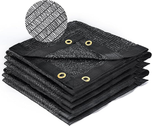 Kesfitt Garden 40% Shade Cloth, Resistant Sun Shade Net 12x12FT Mesh Tarp with HDPE Material and Reinforced Grommets Shade Trap for Greenhouse, Plant, Pergola, and Backyard Patio Sunshade