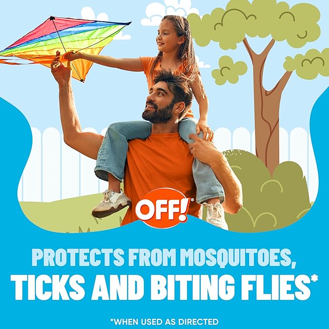 OFF! Insect Repellent Aerosol for Adults & Kids, Fragrance-Free Bug Spray for Everyday Protection from Mosquitoes and Ticks, 5 oz