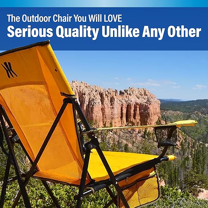 Kijaro Dual Lock Portable Camping Chair - Versatile Folding Sports and Outdoor Chair for Lawn - Locks Position - Ionian Turquoise