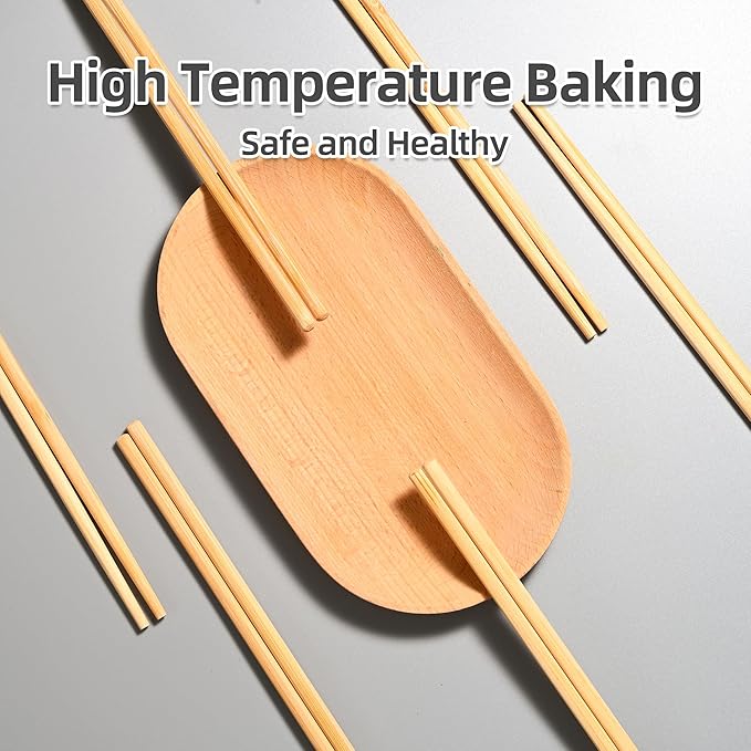 VIWIK 100 Pairs Premium Disposable Chopsticks - Individually Wrapped Natural Bamboo Reusable Chopstick - Japanese Korea Wooden Chop sticks, Portable Individually Wrapped chopsticks, 9 Inch