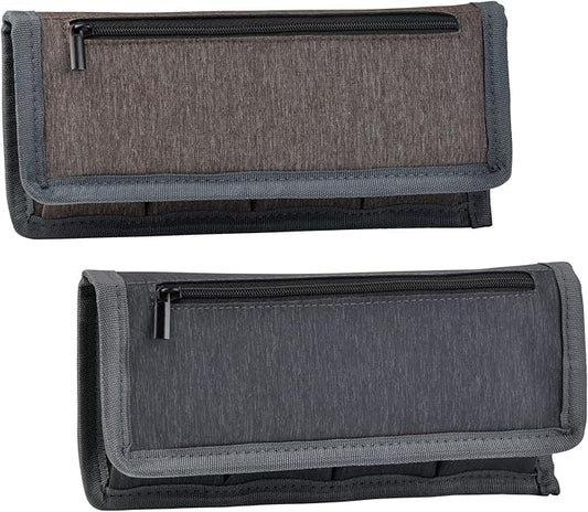 2Pcs Battery Storage Case Bag for LP-E6 EN-EL15 NP-FW50 NP-F550 DSLR Camera Batteries and AA AAA Battery