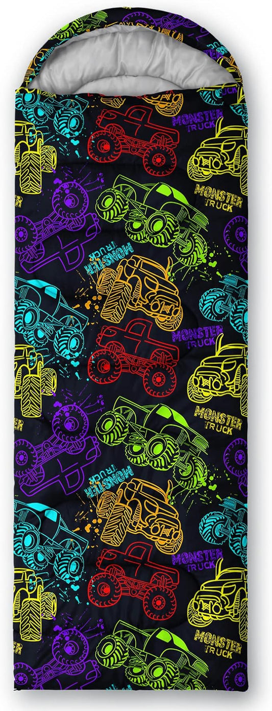 QOOMO Camping Sleeping Bags,3 Season Warm & Cool Weather,Lightweight,Waterproof Sleeping Bags for Adults & Kids,Traveling,and Outdoors,Camping Gear Equipment