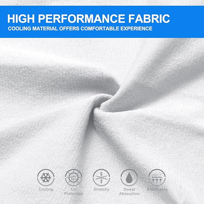 4 Pair UV Sun Protection Arm Sleeves for Men & Women,Cooling UPF 50 Arm Cover for Baseball,Cycling,Basketball