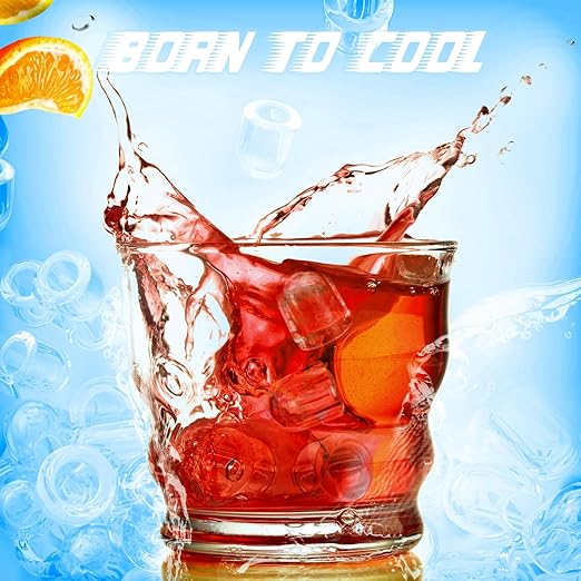 Antarctic Star Countertop Ice Maker Machine, 8 Ice Cubes in 6 mins, 26lb/Day Ice with 2 Sizes- Portable Mini, Energy Saving & Basket/Scoop for Home/Party/Travel/Camping/Bar, Dark Black