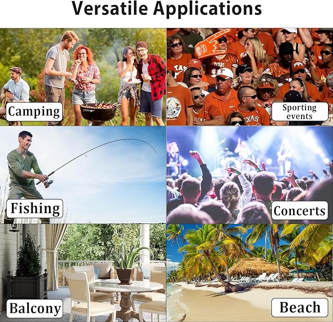 Oversized Camping Chair, Portable Folding Camping Chairs with Side Pocket, Cup Holder and Carry Bag, Heavy Duty Outdoor Camping Chairs for Adults, Fishing, Sports, Trip, up to 400lbs, Style 5