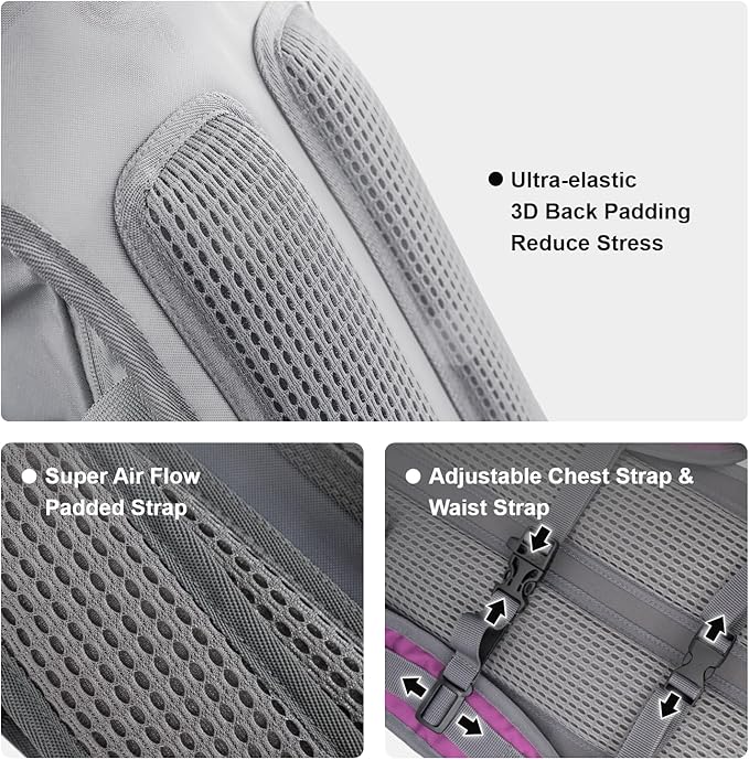 Everfun Hydration Backpack 18L with Water Bladder 2L/3L Hiking Water Backpack Women Men Hydration Pack Insulated Lightweight Day Hydropack with Storage for Hiking, Biking, Running, Festival