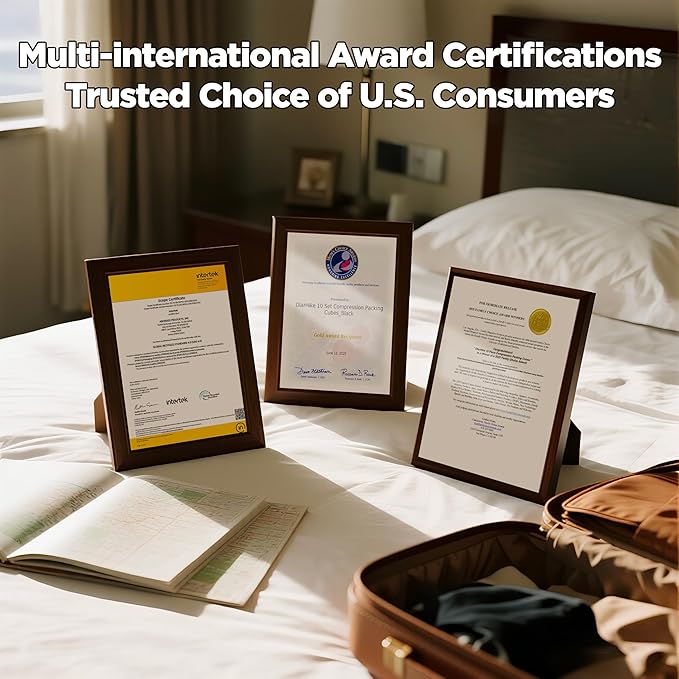 8 Set Compression Packing Cubes for Travel Essentials,Compressible Expandable Packing Cubes for Suitcase,OlarHike Luggage Organizer Bags for Travel,Handy Helper for Organizing Clothes(Blue Green)