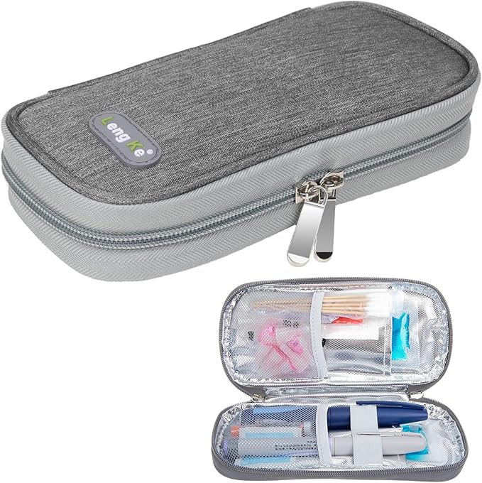 YOUSHARES Insulin Cooler Travel Case - Organizer Insulin Case for Diabetes Accessories Keep Supplies Safe and Cold