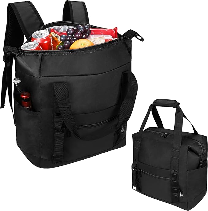 Tirrinia Cooler Backpack Waterproof Insulated for Men & Women,36 Cans Soft Leakproof Cooler Backpack, Portable Cooler for Camping, Beach, Fishing, Picnic, Travel, Outdoor