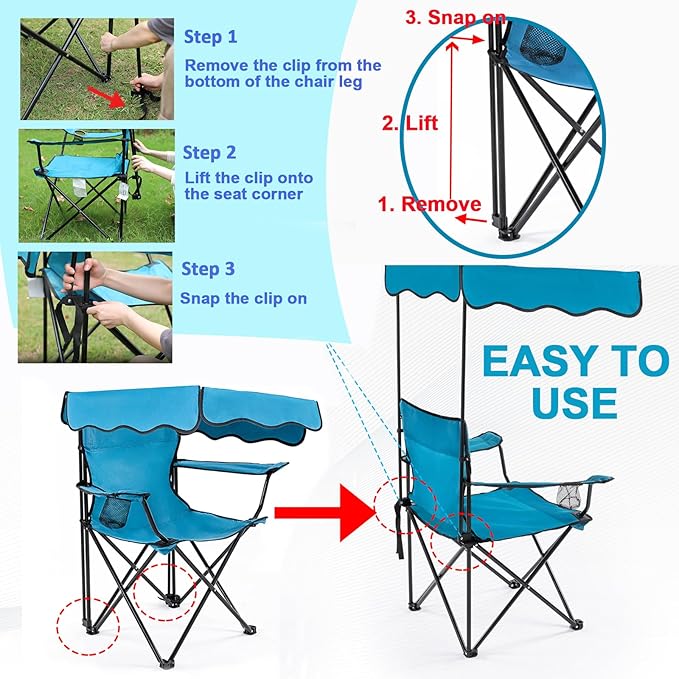 Homcosan Portable Camping Chair