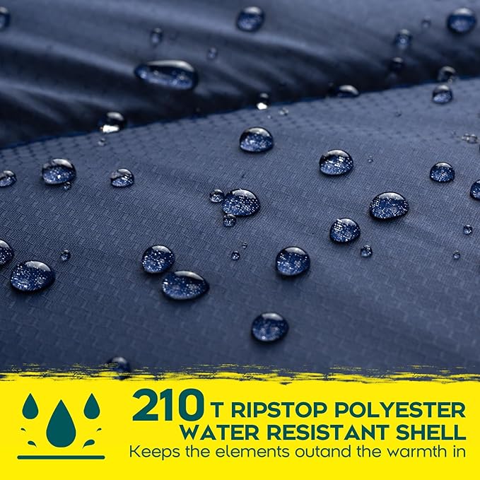 Bessport Sleeping Bag Winter | Flannel Lined 18℉ - 32℉ Extreme 3-4 Season Warm & Cool Weather Adult Sleeping Bags Large | Lightweight, Waterproof for Camping, Backpacking, Hiking