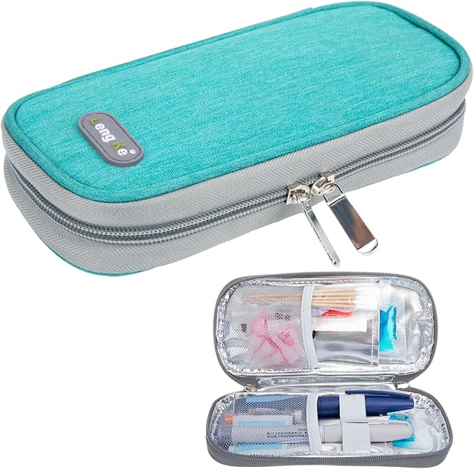 YOUSHARES Insulin Cooler Travel Case - Organizer Insulin Case for Diabetes Accessories Keep Supplies Safe and Cold