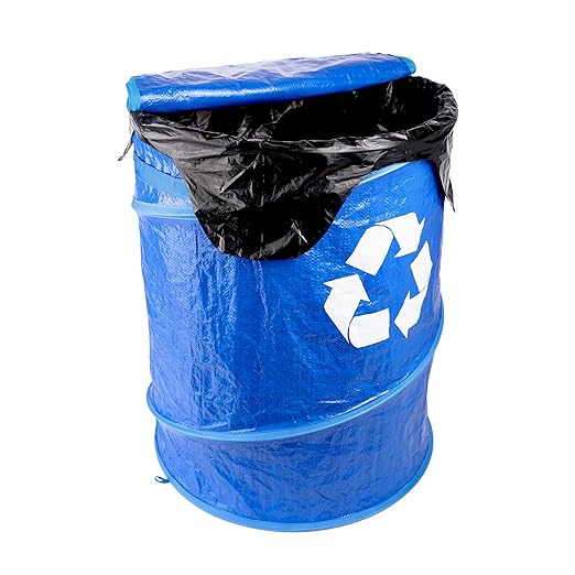 Coghlan's Pop-Up Lightweight Trash & Recycle Can – Collapsible Dual-Purpose Bin for Camping, RV, and Travel – Durable, Compact, and Easy to Store – 29.5 Gallon