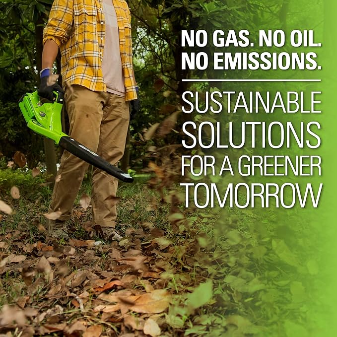 Greenworks 40V (150 MPH / 130 CFM / 75+ Compatible Tools) Cordless Leaf Blower, Tool Only