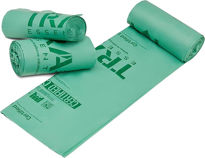 Toilet Bags, Certified Biodegradable and Compostable; Use and Bury in Ground –Includes Convenient Water Resistant Carry Case