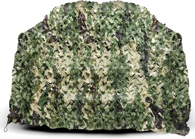 FLYEGO GEN 2 Camo Netting Camouflage Netting Hunting Blind Camo Net Camouflage Nets Military Surplus for Shooting Party Decoration Photograph Car Cover Sunshade