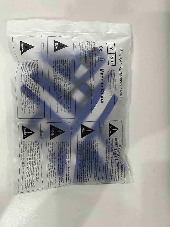 Simket Led Reflective Vest Running Gear, High Visibility Reflective Running Gear Rechargeable Adjustable Led Running Vest, Safety Night Running Gear for Men Women