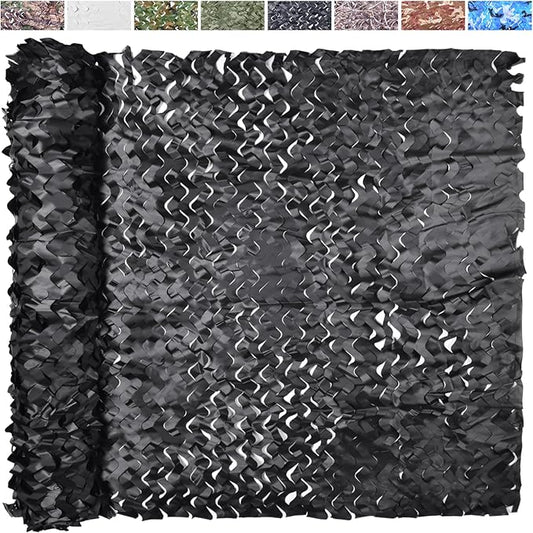 Camo Netting Camouflage Netting 20x20 10x20 10x10 Bulk Roll Burlap Camo Tarp Sunshade Net for Hunting Blind Dinosaur Birthday Jungle MilitaryTheme Party Decoration Camping Shooting