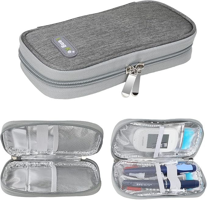 YOUSHARES Insulin Cooler Travel Case - Organizer Insulin Case for Diabetes Accessories Keep Supplies Safe and Cold