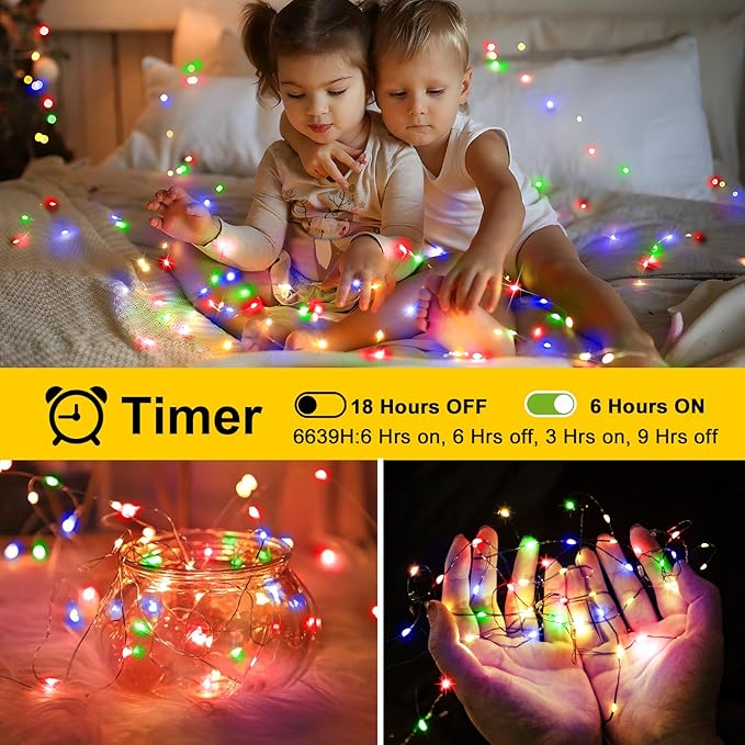 KNONEW 400FT Outdoor Christmas Fairy Lights Plug in,1200 LED String Lights Outdoor Waterproof 8 Modes Memory Times for Wedding Bedroom Walls Garden Trees Decoration(Multicolor)