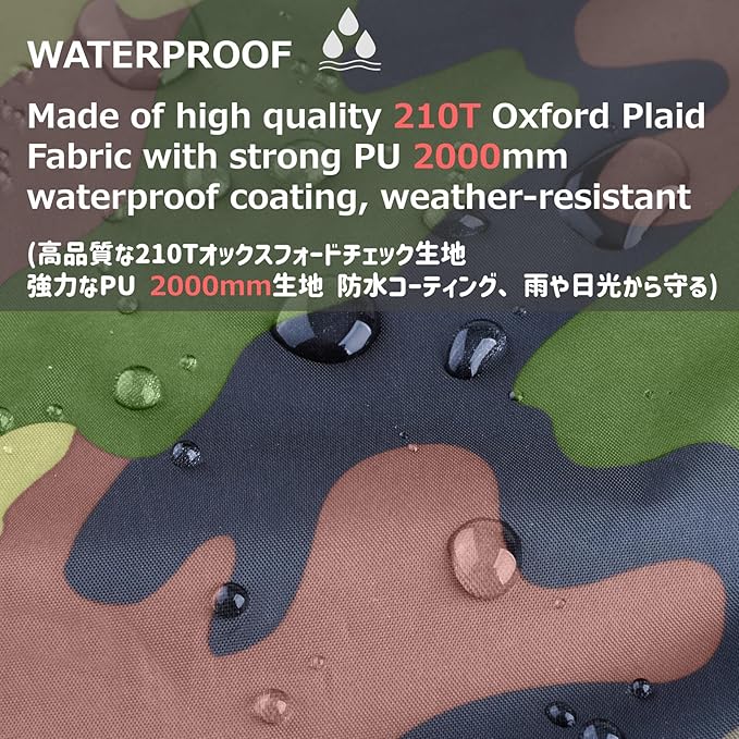 Azarxis Waterproof Camping Tent Tarp Hammock Rain Fly Footprint Ground Cloth Shelter Sunshade Beach Picnic Blanket Mat for Outdoor Camping Park Lawn