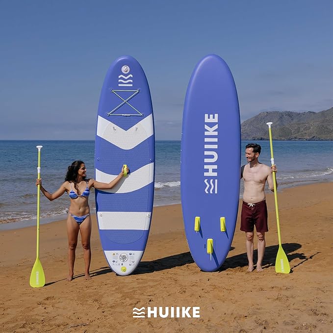 Inflatable Paddle Board for Adults with Accessories Included, Oar, Fins, Pump. Stand Up Paddleboard Great Stability and Resistance. 10’ x 33" x 5.9", Maximum Load 286 lb