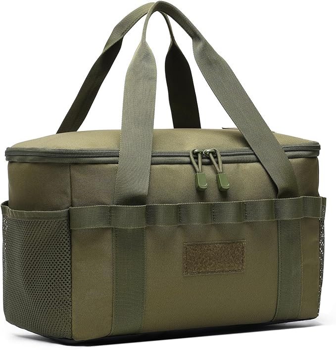Tactical Camping Storage Bag 14L Tactical Utility Tote Bag Camping Cookware Organizer Trunk Organizer