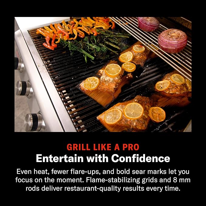 Blaze Prelude LBM Built-in Natural Gas Grill | 25-Inch 3-Burner BBQ with 42,000 BTUs | 304 Stainless Steel Construction | Flame Stabilizing Grids BLZ-3LBM-NG