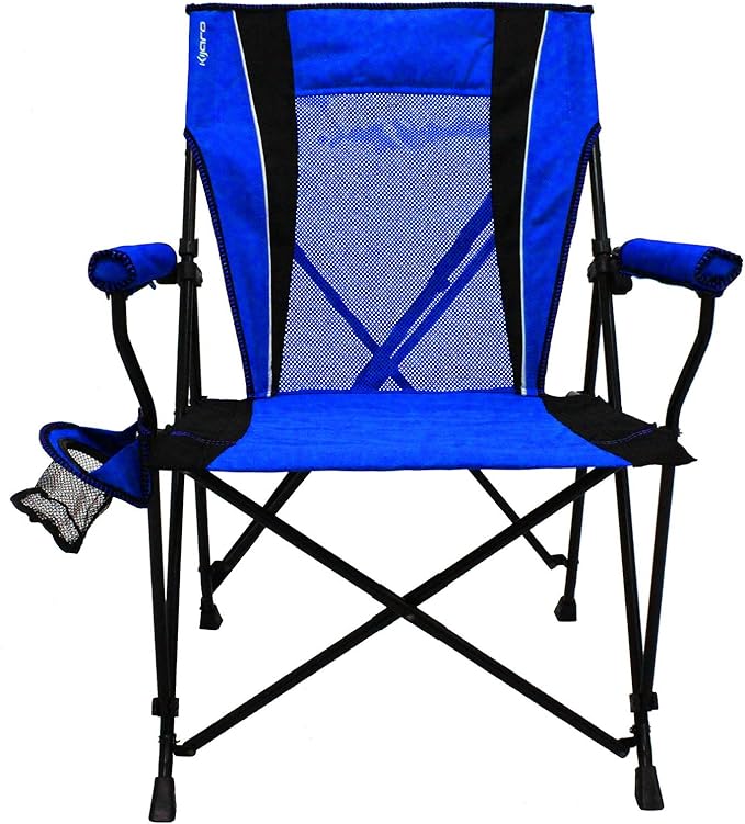 Kijaro Enjoy Versatile Folding Sports, Outdoor Chair & Lawn Chair, Dual Lock Feature, Ireland Green (Hard Arm)