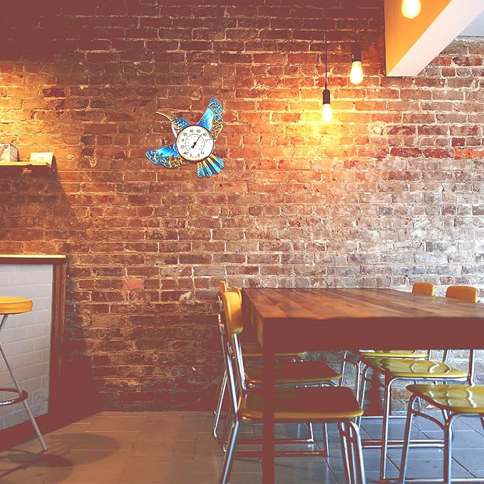 MUMTOP Indoor Outdoor Thermometer Hummingbird Waterproof Wall Mounted Thermometer for Patio, Yard, Garden