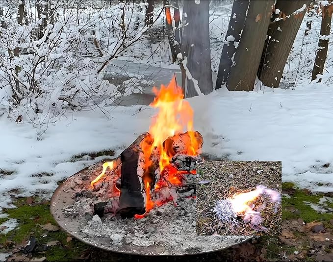 eGreen Magnesium Shavings – 10/15/20/25/30 Bag Fire Starter Packs – 99% Pure Magnesium for Camping, Hiking, Emergency, Survival Kits – Lightweight & Quick Ignition for Wet Conditions (20 x Mg)