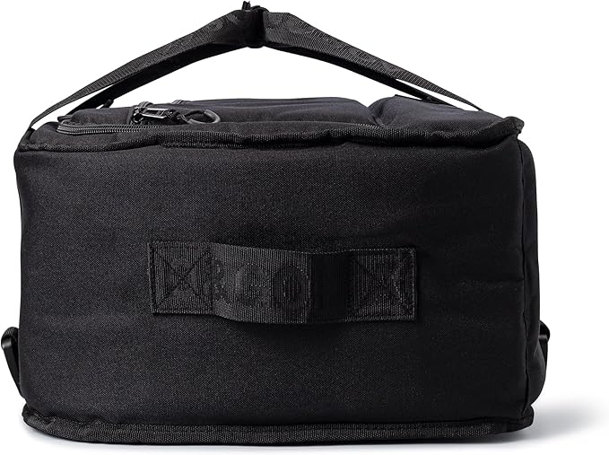 AO Coolers Stow 'n Go Canvas Soft-Sided Cooler, Low Profile and Leak Proof, Insulated for 24-Hour Cold, Black, 38-Can