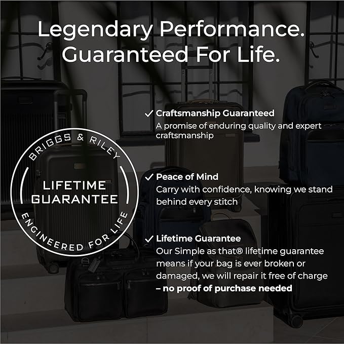 Briggs & Riley Toiletry Kit - Travel Bags for Women & Men, Organizer for Vacation, Dopp Kit for Bathroom Accessories, Makeup, & Skincare