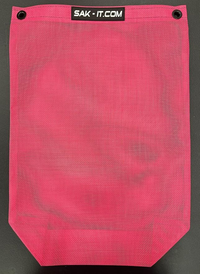 SAK-IT Scrap SAK Off Road Trash Bag. Fits SxS, ATV, Rock Crawler, Mud Truck, Golf Cart, Boat, UTV. Universal Fit for Polaris, Kawasaki, Honda, Jeep. (Pink)