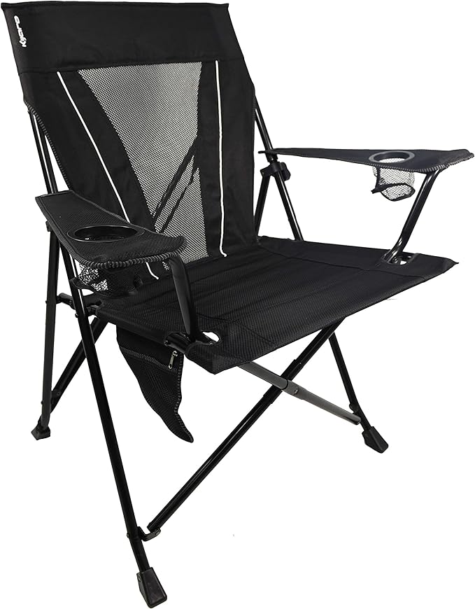 Kijaro XXL Dual Lock Portable Camping Chair - Supports Up to 400lbs - Enjoy The Outdoors in a Versatile Folding Sports & Outdoor Chair