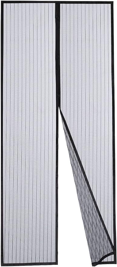 DOOREASY Magnetic Screen Door Easy Install Screen for Doorways/Doors/Patio, Quick Close No Slightest Gap, Fresh Air in(Fits Doors Up to 34"x82")