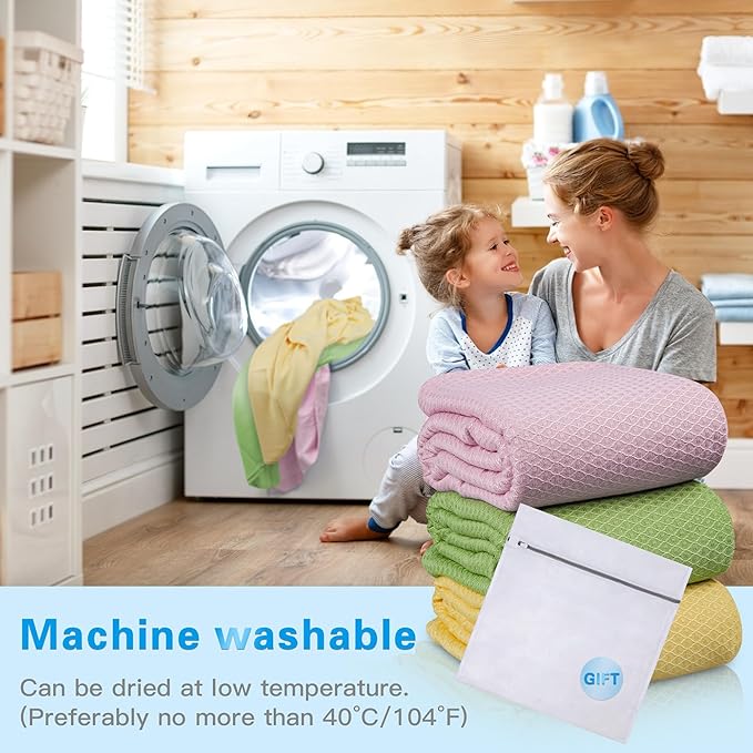 AmyHomie Cooling Blanket, 100% Rayon Derived from Bamboo, Cool Summer Blanket for Hot Sleepers Soft Comfy Lightweight Blankets for All Seasons(Light Purple, 59×79in)