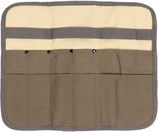 Camping Tableware Organize Bag, Knife Roll Cookware Set Canvas Storage Portable Hanging Picnic Cutlery Tablewares Storages Hang Out Equipment Hygiene Lightweight for Outdoor Barbecue Activities