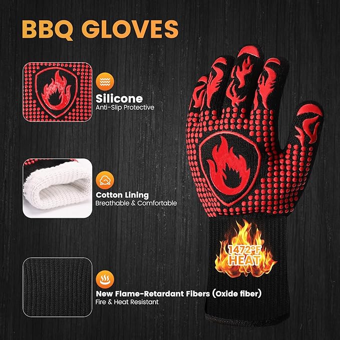 HONKID BBQ Blanket for Resting Meat, Keeps Meat Warm, Juicy & Tender, Large Capacity Smoking Blanket for Resting Meat Reusable BBQ Smoking Blanket Set for BBQ Lovers