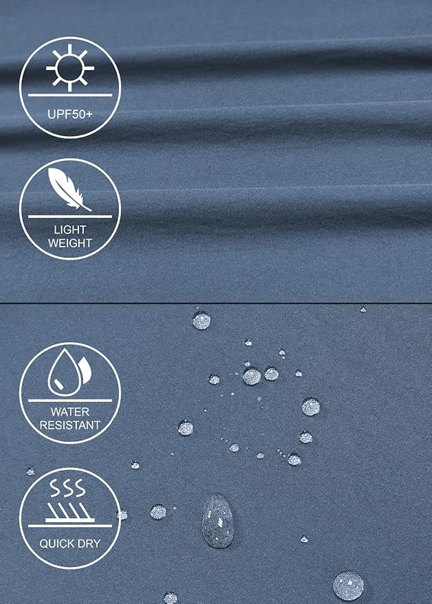 GymBrave Women's Hiking Cargo Pants Quick Dry Outdoor Camping Capris Water Resistant UPF 50 with Zipper Pockets