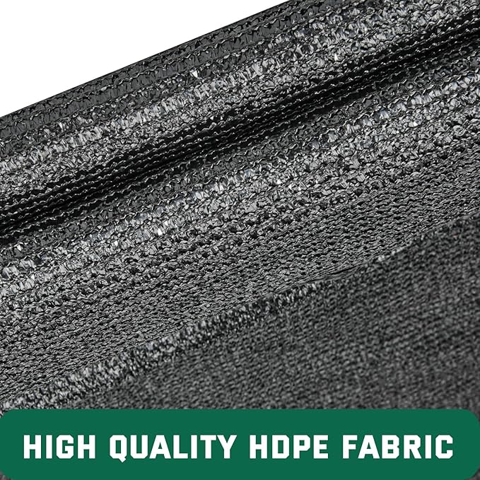 Kesfitt Garden 40% Shade Cloth, Resistant Sun Shade Net 10x20FT Mesh Tarp with HDPE Material and Reinforced Grommets Shade Trap for Greenhouse, Plant, Pergola, and Backyard Patio Sunshade