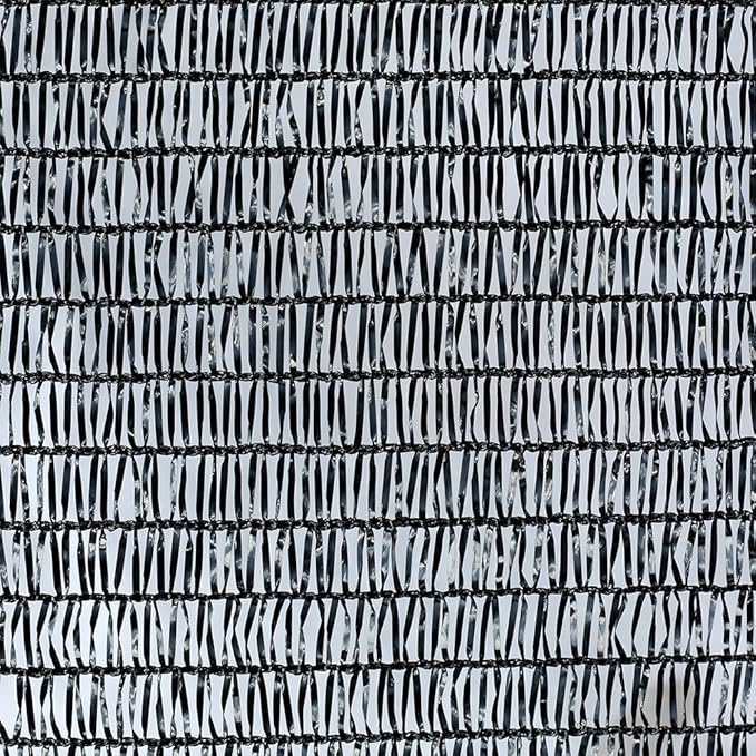 Agfabric 6x12ft Shade Cloth 40% Garden Shades Shade Cloth with Grommets for Garden Patio, Black