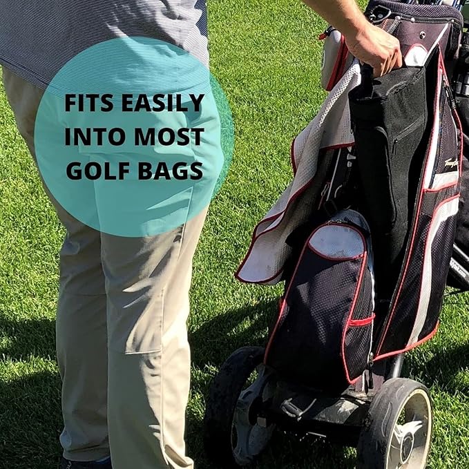 Golf Cooler Bag | Soft Insulated Golf Bag Cooler Holds 6 Cans or 2 Wine Bottles | Perfect for Golfing & Outdoor Activities | Ideal Gift for Golfers of All Levels Men & Women