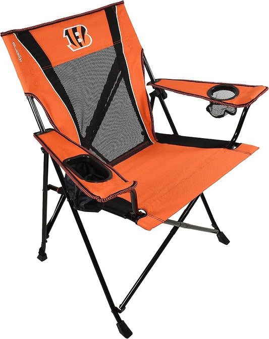 Kijaro Sports Fan Folding Chair, 26" L x 35.5" W x 37" H, Cincinnati Bengals